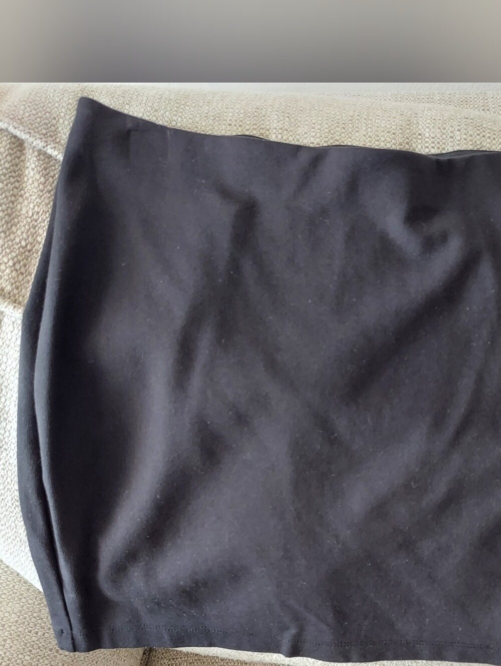 NWOT Calvin Klein Jeans Black Stretch Pencil Skirt